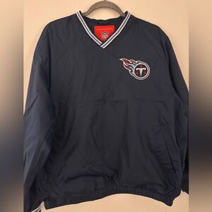 NFL Titans Navy Windbreaker